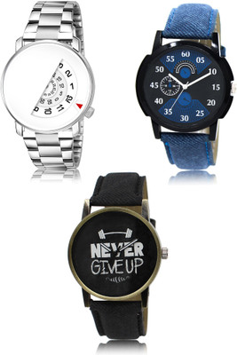 REMIXON New latest Designer Combo of 3 Analog Watch  - For Men