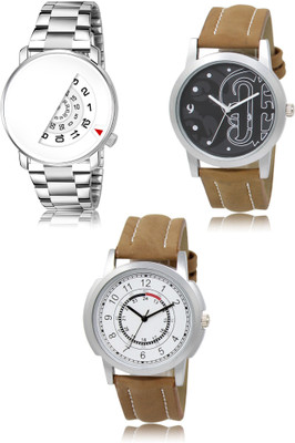 REMIXON New latest Designer Combo of 3 Analog Watch  - For Men