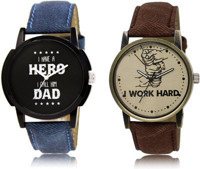 REMIXON New Latest Designer Combo of 2 Analog Watch  - For Men