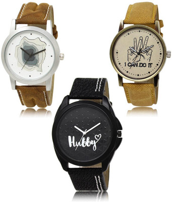 FERRIZZO New latest Designer Combo of 3 Analog Watch  - For Men