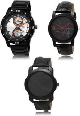 SWIFFIN New latest Designer Combo of 3 Analog Watch  - For Men