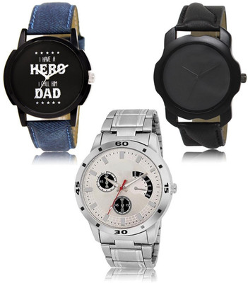 FERRIZZO New latest Designer Combo of 3 Analog Watch  - For Men