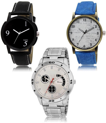 FERRIZZO New latest Designer Combo of 3 Analog Watch  - For Men