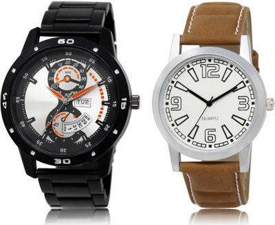 FERRIZZO New Latest Designer Combo of 2 Analog Watch  - For Men