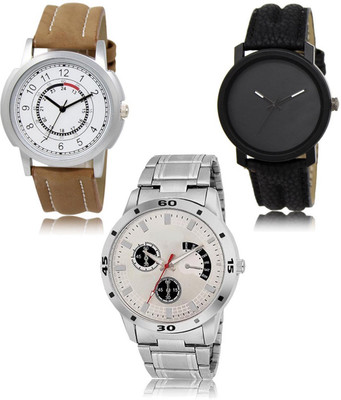 FERRIZZO New latest Designer Combo of 3 Analog Watch  - For Men