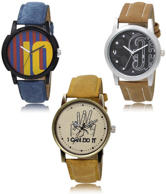 REMIXON New latest Designer Combo of 3 Analog Watch  - For Men