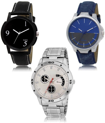 FERRIZZO New latest Designer Combo of 3 Analog Watch  - For Men