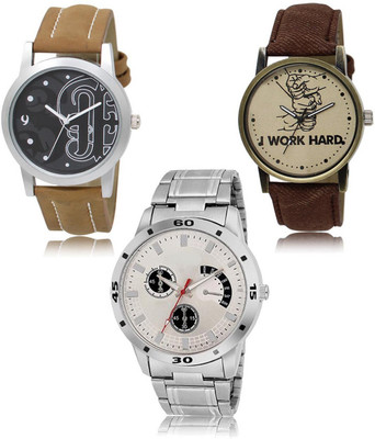 FERRIZZO New latest Designer Combo of 3 Analog Watch  - For Men