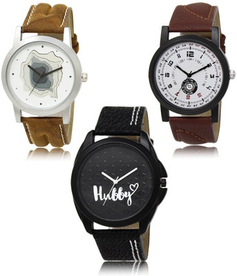 SWIFFIN New latest Designer Combo of 3 Analog Watch  - For Men