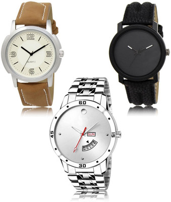 SWIFFIN New latest Designer Combo of 3 Analog Watch  - For Men