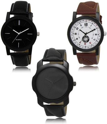 FERRIZZO New latest Designer Combo of 3 Analog Watch  - For Men