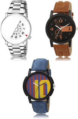 REMIXON New latest Designer Combo of 3 Analog Watch  - For Men