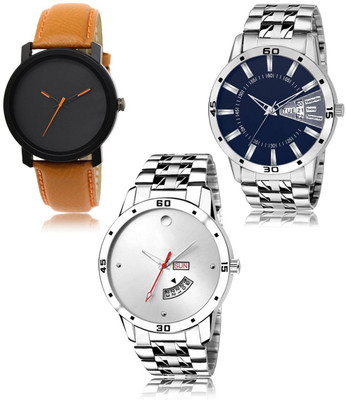 SWIFFIN New latest Designer Combo of 3 Analog Watch  - For Men