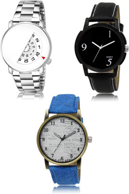 FERRIZZO New latest Designer Combo of 3 Analog Watch  - For Men