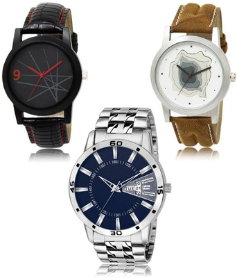 FERRIZZO New latest Designer Combo of 3 Analog Watch  - For Men