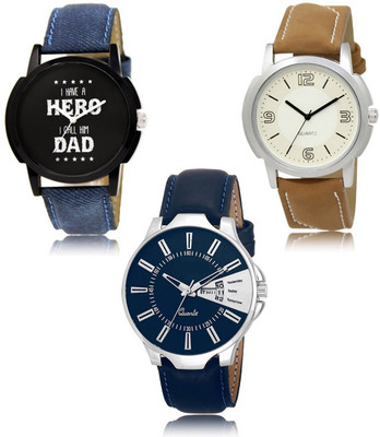 FERRIZZO New latest Designer Combo of 3 Analog Watch  - For Men