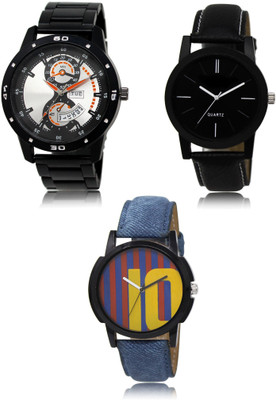 REMIXON New latest Designer Combo of 3 Analog Watch  - For Men