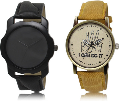 FERRIZZO New Latest Designer Combo of 2 Analog Watch  - For Men