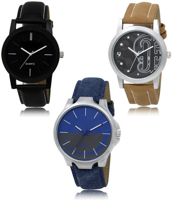 FERRIZZO New latest Designer Combo of 3 Analog Watch  - For Men