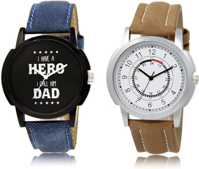 FERRIZZO New Latest Designer Combo of 2 Analog Watch  - For Men