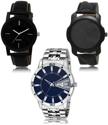 SWIFFIN New latest Designer Combo of 3 Analog Watch  - For Men