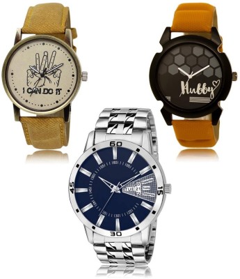 FERRIZZO New latest Designer Combo of 3 Analog Watch  - For Men