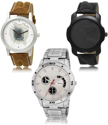SWIFFIN New latest Designer Combo of 3 Analog Watch  - For Men