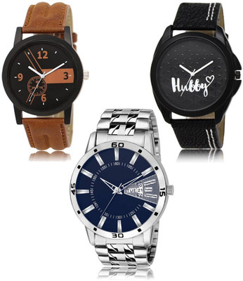 SWIFFIN New latest Designer Combo of 3 Analog Watch  - For Men