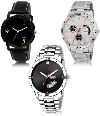 FERRIZZO New latest Designer Combo of 3 Analog Watch  - For Men