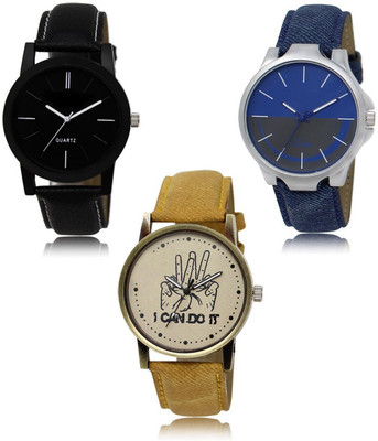 FERRIZZO New latest Designer Combo of 3 Analog Watch  - For Men