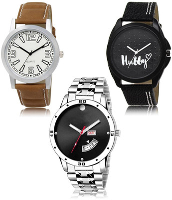 FERRIZZO New latest Designer Combo of 3 Analog Watch  - For Men