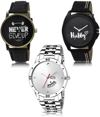 SWIFFIN New latest Designer Combo of 3 Analog Watch  - For Men