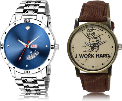 SWIFFIN New Latest Designer Combo of 2 Analog Watch  - For Men