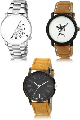 FERRIZZO New latest Designer Combo of 3 Analog Watch  - For Men
