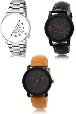 FERRIZZO New latest Designer Combo of 3 Analog Watch  - For Men