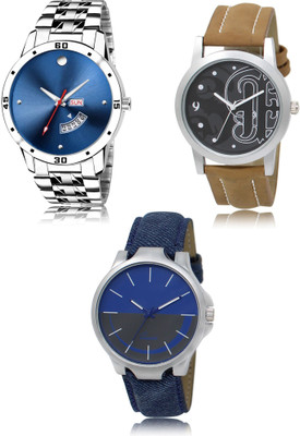 REMIXON New latest Designer Combo of 3 Analog Watch  - For Men