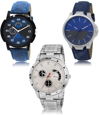 FERRIZZO New latest Designer Combo of 3 Analog Watch  - For Men