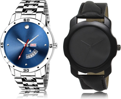 SWIFFIN New Latest Designer Combo of 2 Analog Watch  - For Men
