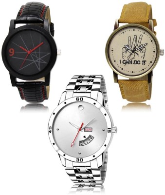 FERRIZZO New latest Designer Combo of 3 Analog Watch  - For Men