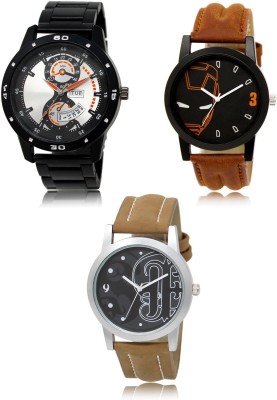 FERRIZZO New latest Designer Combo of 3 Analog Watch  - For Men