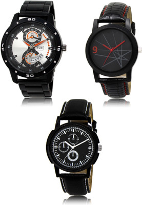 SWIFFIN New latest Designer Combo of 3 Analog Watch  - For Men