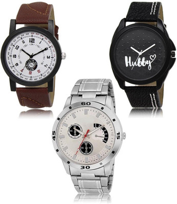FERRIZZO New latest Designer Combo of 3 Analog Watch  - For Men