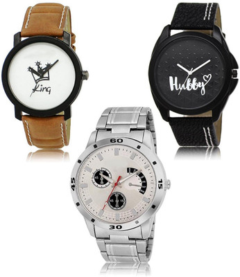 FERRIZZO New latest Designer Combo of 3 Analog Watch  - For Men