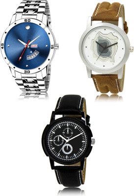 FERRIZZO New latest Designer Combo of 3 Analog Watch  - For Men