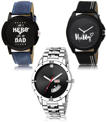 FERRIZZO New latest Designer Combo of 3 Analog Watch  - For Men
