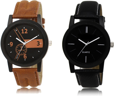 SWIFFIN New Latest Designer Combo of 2 Analog Watch  - For Men