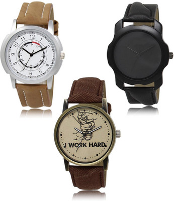 FERRIZZO New latest Designer Combo of 3 Analog Watch  - For Men