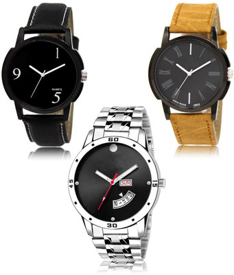 FERRIZZO New latest Designer Combo of 3 Analog Watch  - For Men