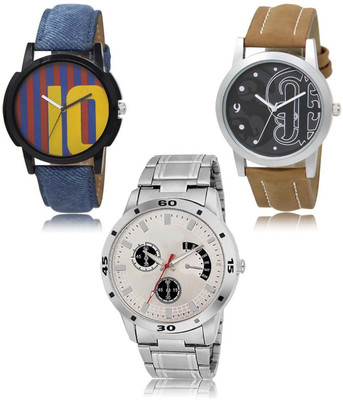 SWIFFIN New latest Designer Combo of 3 Analog Watch  - For Men