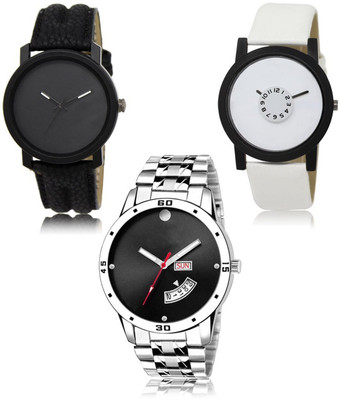 SWIFFIN New latest Designer Combo of 3 Analog Watch  - For Men